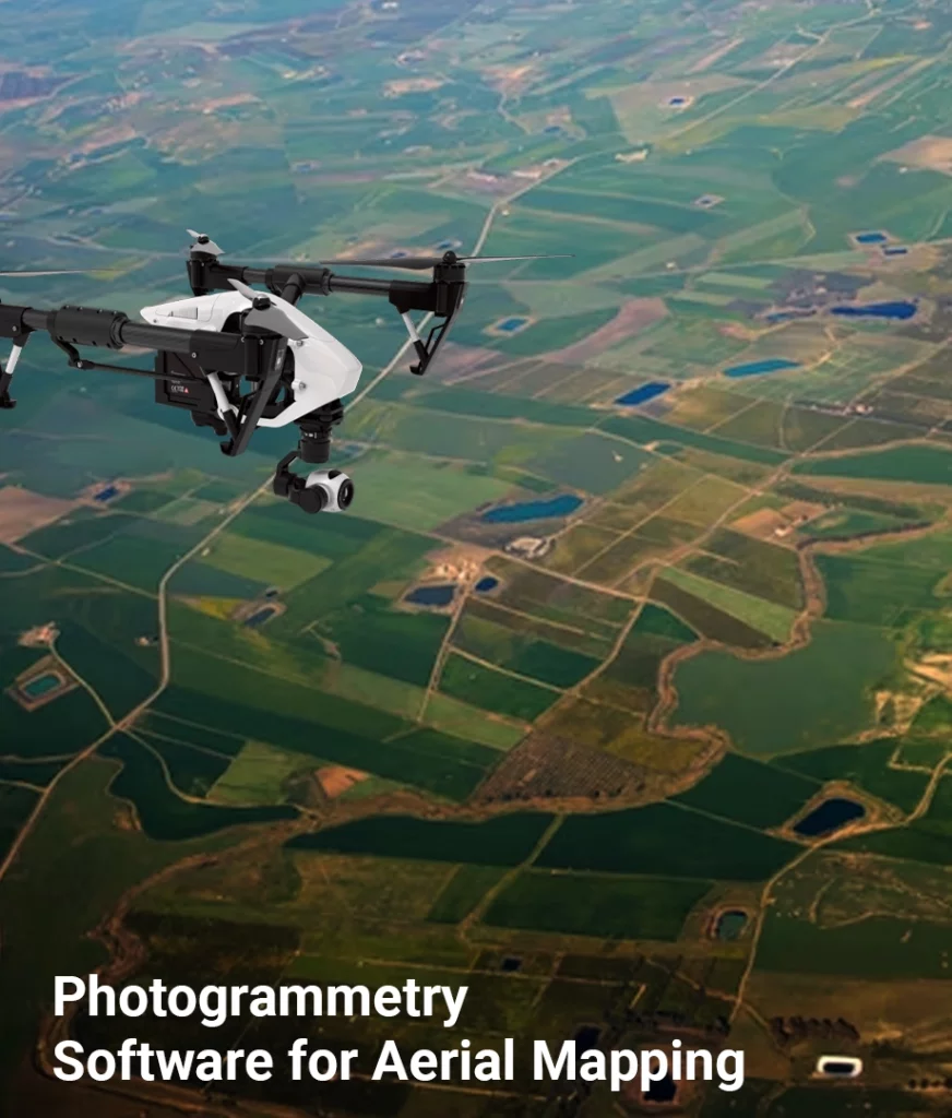 Photogrammetry software for aerial mapping